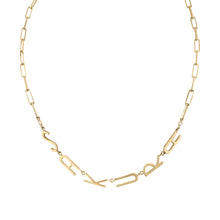 Load image into Gallery viewer, Word Necklace Link Chain<br />Design Your Own