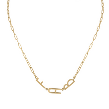 Load image into Gallery viewer, Word Necklace Link Chain<br />Design Your Own