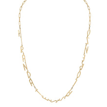 Load image into Gallery viewer, Word Necklace Link Chain<br />Design Your Own