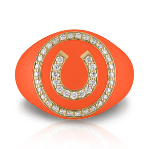 Horseshoe Signet Ring