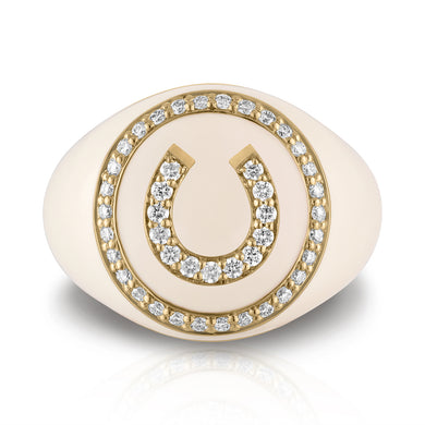 Horseshoe Signet Ring