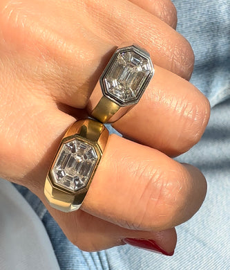 Emerald Cut Diamond Ring