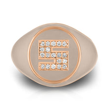 Load image into Gallery viewer, Spark Pinky Square Signet Ring