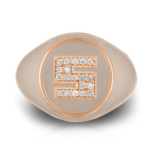 Spark Pinky Square Signet Ring