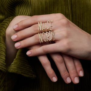 Letter Rings - Diamond