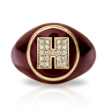 Load image into Gallery viewer, Spark Pinky Square Signet Ring