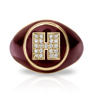Spark Pinky Square Signet Ring