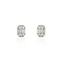 Load image into Gallery viewer, Emerald Cut Stud