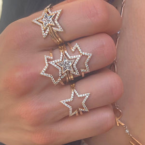 Star Friendship Rings Six