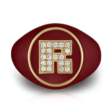 Load image into Gallery viewer, Spark Pinky Square Signet Ring