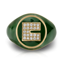 Load image into Gallery viewer, Spark Pinky Square Signet Ring