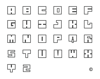 Enamel LetterBlock© Nameplate - Vertical