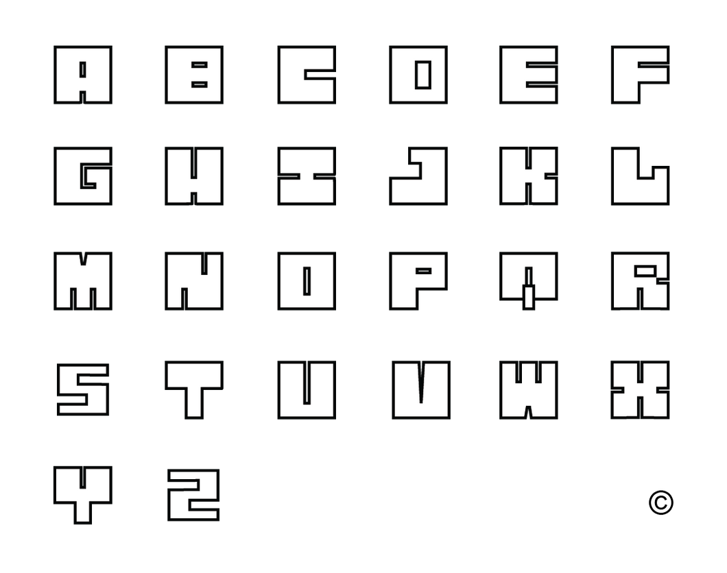 Enamel LetterBlock© Nameplate - Vertical