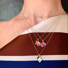 Load image into Gallery viewer, Enamel LetterBlock© Charm