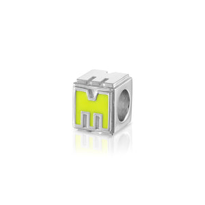 Cube LetterBlock© Charm | Sterling Silver