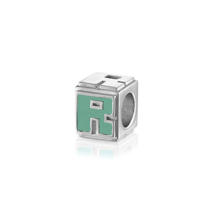 Cube LetterBlock© Charm | Sterling Silver