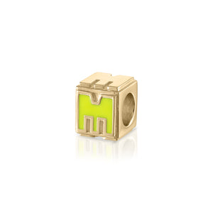 Cube LetterBlock© Charm | Gold