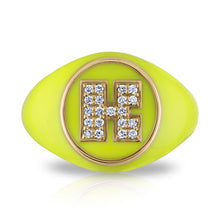 Load image into Gallery viewer, Spark Pinky Square Signet Ring