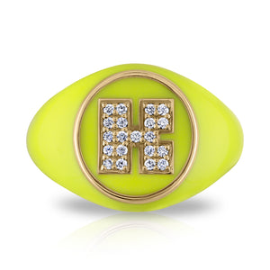 Spark Pinky Square Signet Ring