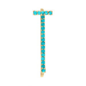 Letter Rings - Turquoise