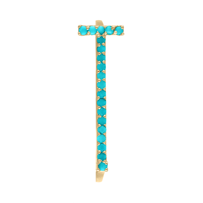 Letter Rings - Turquoise
