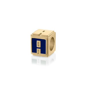 Cube LetterBlock© Charm | Gold