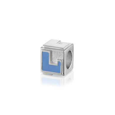 Cube LetterBlock© Charm | Sterling Silver