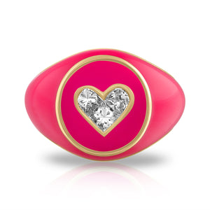 Diamond Heart Ring