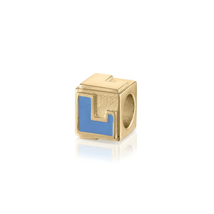 Cube LetterBlock© Charm | Gold