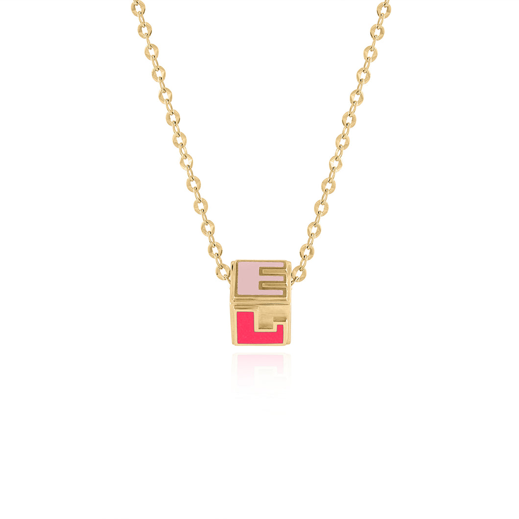 Cube LetterBlock© Word Necklace