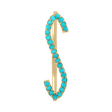 Load image into Gallery viewer, Letter Rings - Turquoise